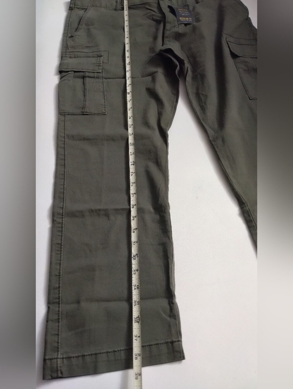 Lee Men's Cargo Pants in Olive New 40x30 - Picture 4 of 6